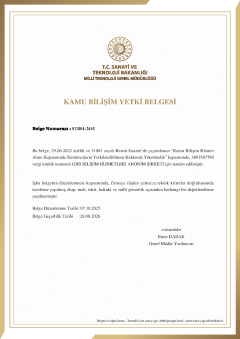 Kamu Bilişim Yetki Belgesi